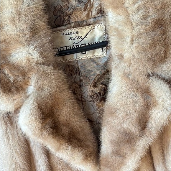 Vintage Luxury 1950's Custom- Made Blonde Mink Coat/ Jacket - Picture 4 of 12